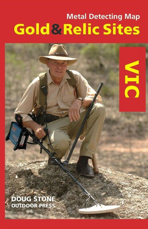 AVOCA   HOMEBUSH  GOLD MAP   GOLD +amp RELIC SITES OF VIC   DOUG STONE 