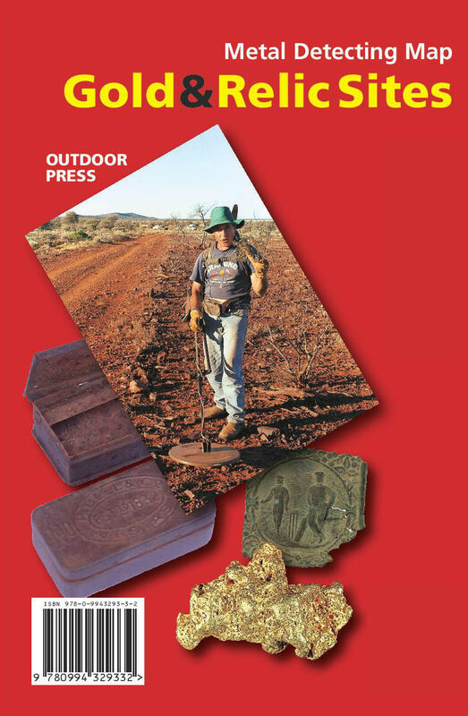 AVOCA   HOMEBUSH  GOLD MAP   GOLD +amp RELIC SITES OF VIC   DOUG STONE 
