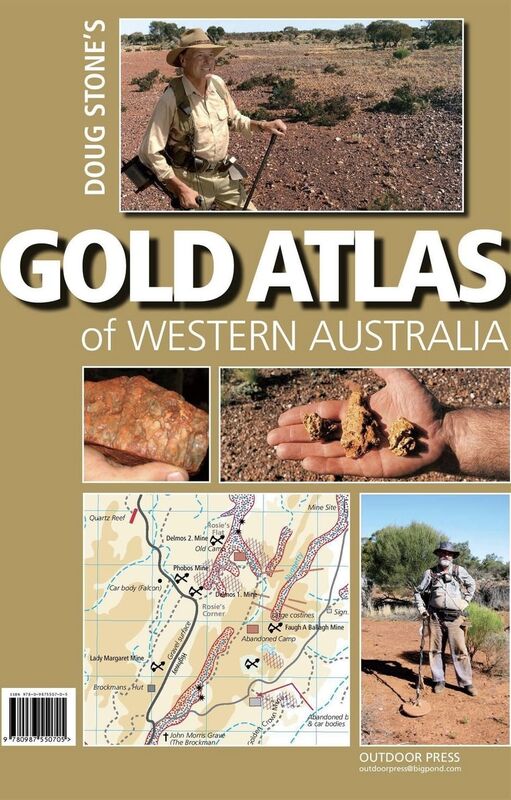 GOLD ATLAS OF WESTERN AUSTRALIA GOLDFIELDS   DOUG STONE GOLD MAPS BOOK