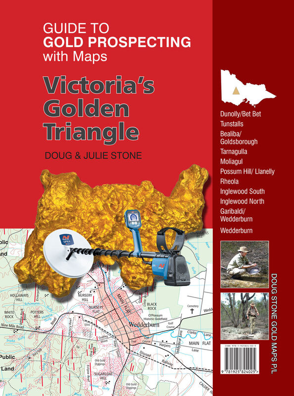 GUIDE TO GOLD PROSPECTING VICTORIA+039S GOLDEN TRIANGLE DOUG STONE BOOK