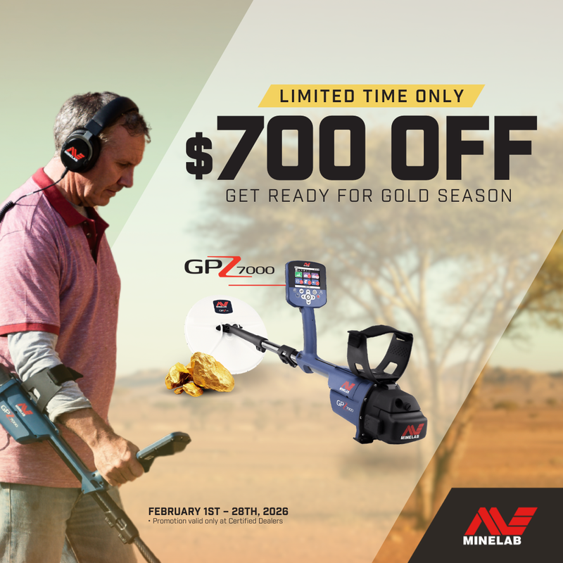 MINELAB GPZ 7000   GOLD DETECTOR + FREE HALF OR FULL DAY TRAINING