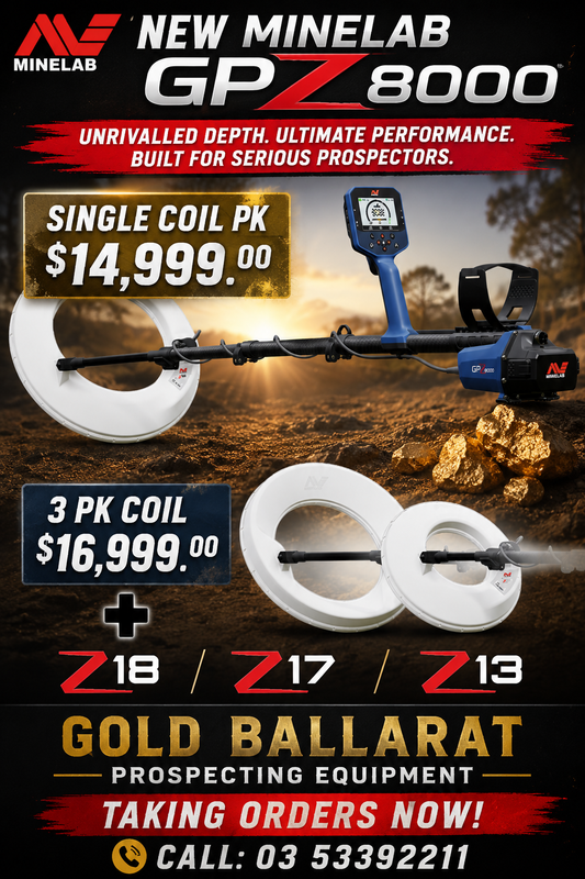 MINELAB GPZ 8000   TAKING 50000 DEPOSIT TO SECURE YOUR NEW GPZ 8000  