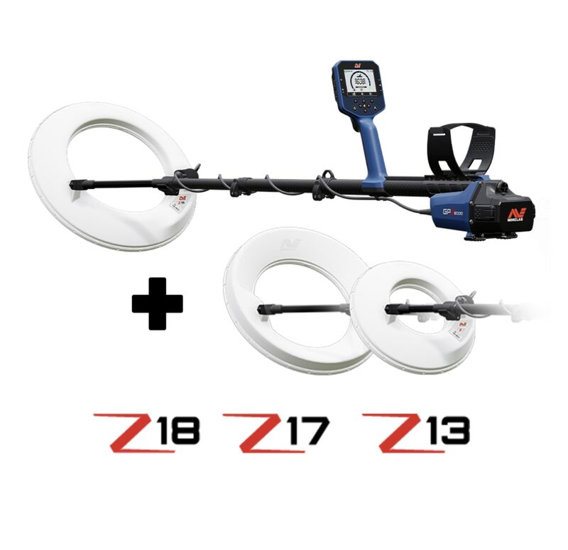 NEW MINELAB GPZ 8000 GOLD DETECTOR   3 COIL PACK   NEW MINELAB GPZ 8000 GOLD DE