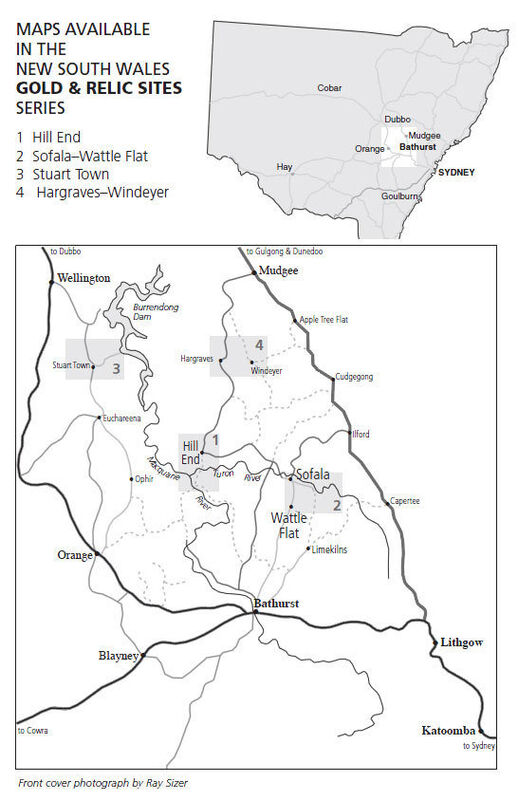 SOFALA   WATTLE FLAT   GOLD MAP   GOLD + RELIC SITES OF NSW   DOUG STONE 