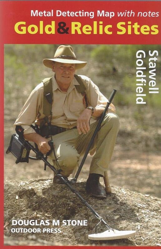 STAWELL  GOLD MAP   GOLD + RELIC SITES OF VIC   DOUG STONE 