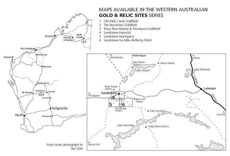 THE BROCKMAN   GOLD MAP   GOLD + RELIC SITES OF WA   DOUG STONE 