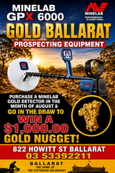 MINELAB GPX 6000 - GOLD DETECTOR + FREE HALF OR FULL DAY TRAINING