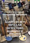 SECONDHAND MINELAB DETECTORS - GOLD BALLARAT PROSPECTING EQUIPMENT