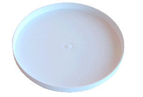 8 inch Round Skidplate - White