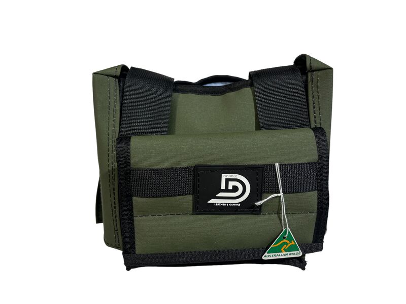 DOUBLE D DELUXE CANVAS CONTROL BOX COVER WITH BATTERY POUCH