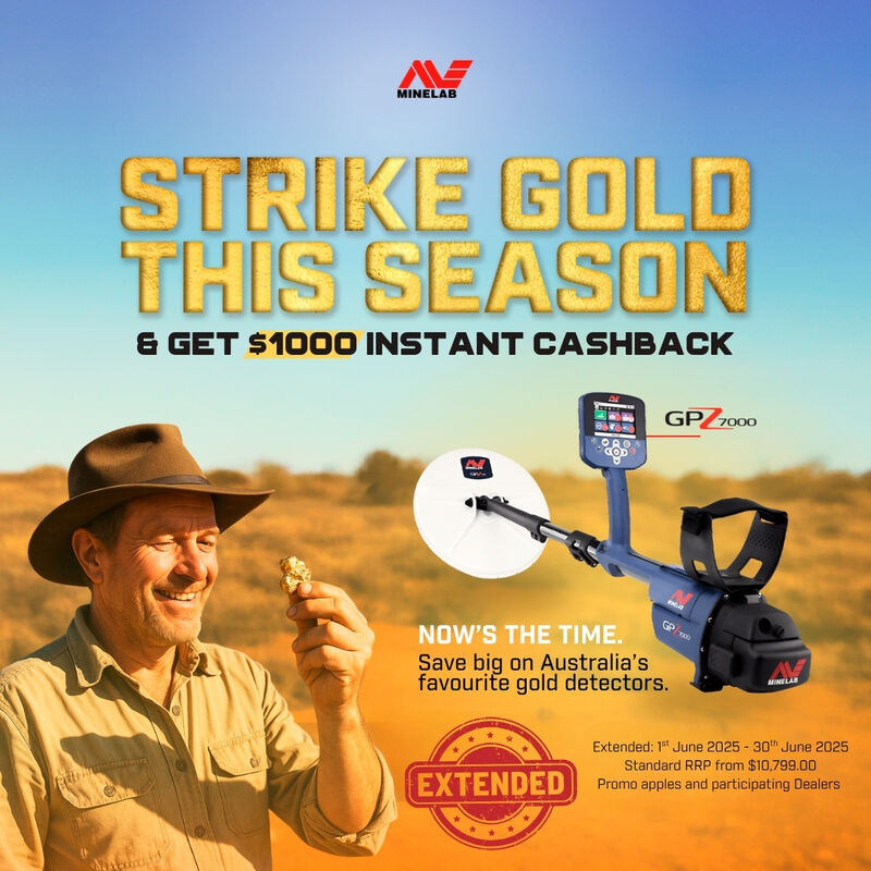 MINELAB GPZ 7000    PROMO EXTENDED 1000 INSTANT CASHBACK + FREE TRAINING
