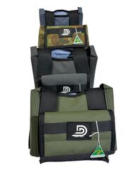 DOUBLE D DELUXE CANVAS CONTROL BOX COVER WITH BATTERY POUCH