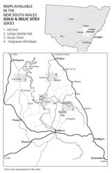 HILL END   GOLD MAP   GOLD + RELIC SITES OF NSW   DOUG STONE 