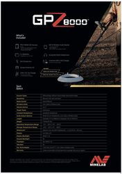 NEW MINELAB GPZ 8000 GOLD DETECTOR IS HERE CALL NOW TO REGISTER YOUR INTEREST