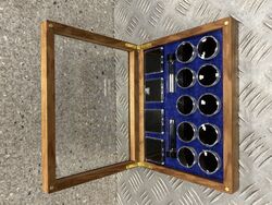 SHARONS BRAGGER GOLD DISPLAY BOX