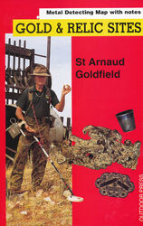 ST ARNAUD   GOLD MAP   GOLD + RELIC SITES OF VIC   DOUG STONE 