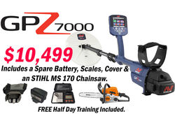 minelab GPZ 700 may madness sale with free stihl ms 170 chainsaw lucky strike